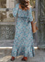 Nivaro | Boho Floral Maxi Dress