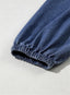 Dovanni | V-Neck Puff Sleeve Denim Babydoll Dress