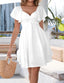 Liora | Knot Front Chiffon Mini Dress