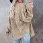 "Lottie" Oversized Corduroy Shirt