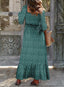 Nivaro | Boho Floral Maxi Dress