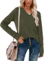 "Ellie" Ribbed Knit V-Neck Sweater – Where Cozy Meets Class