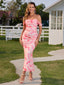Veyora | Off The Shoulder Corset Maxi Dress