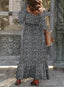 Nivaro | Boho Floral Maxi Dress