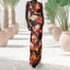 “Solana” Halter Floral Maxi Dress