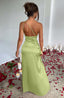Zerava | One-Shoulder High Split Maxi Dress