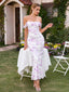Veyora | Off The Shoulder Corset Maxi Dress