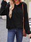 "Bree" Ribbed Knit Hoodie