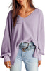 "Harlow" Waffle Knit Oversized Sweater