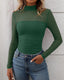 "Juno" Sheer Mesh Mock Neck Top