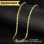 "Hawk" Rope Chain Gold Necklace