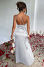 Zerava | One-Shoulder High Split Maxi Dress