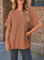 “Olive” Ribbed Tunic Knit