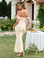 Veyora | Off The Shoulder Corset Maxi Dress