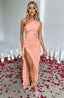 Zerava | One-Shoulder High Split Maxi Dress