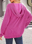 "Bree" Ribbed Knit Hoodie