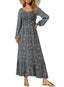 Nivaro | Boho Floral Maxi Dress