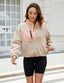 The "Cassie" Colorblock Fleece Pullover