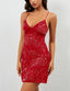 Veloryn | Sequin Sparkly Rhinestone Mini Dress