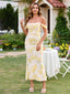 Veyora | Off The Shoulder Corset Maxi Dress
