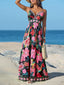 "Soleil" Boho Floral Maxi Dress