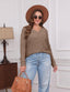"Ellie" Ribbed Knit V-Neck Sweater – Where Cozy Meets Class