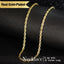 "Hawk" Rope Chain Gold Necklace
