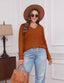 "Ellie" Ribbed Knit V-Neck Sweater – Where Cozy Meets Class