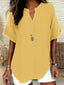 "Charlie" V-Neck Tunic Blouse