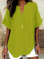 "Charlie" V-Neck Tunic Blouse