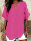 "Charlie" V-Neck Tunic Blouse