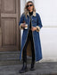 "Delaney" Faux Shearling-Lined Denim Coat