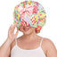 Oversized Satin Shower Cap Bonnet