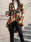 "Heritage" Asymmetric Plaid Shacket