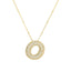 Savannah | Diamond Bubble Letter Necklace