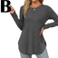 “Emery” Longline Thumbhole Top