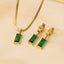 Elvine – Emerald Geometry Jewelry Set