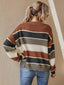 The "Wren" Striped Knit Sweater