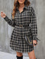 The "Hunter" Plaid Shacket Dress