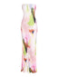 "Solene" Watercolor Maxi Dress