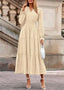 Nivoura | Long Sleeve Maxi Dress with Pockets