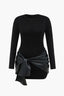 “Sculpted Luxe” Satin Mini Dress