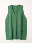 Novaira | Solid V-Neck Sweater Vest