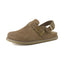 "Leni" Suede Buckle Mules