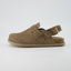"Leni" Suede Buckle Mules