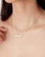“Slate” Horizontal Bar Necklace