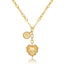 "Luna" Heart Charm Necklace