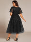 "Cora" Embroidered Midi Dress