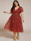 "Cora" Embroidered Midi Dress