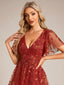 "Cora" Embroidered Midi Dress